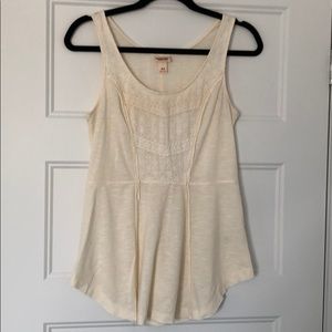 Mossimo supply co Boho cream tank top.